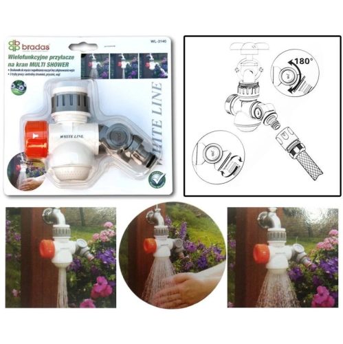 WL-3140 többfunkciós csapcsatlakozó MULTI SHOWER 1"-3/4"