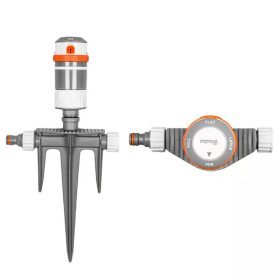   WHITE LINE WL-Z03 Szektoros öntözőfej, háromágú leszúrótüskével, területátmérő 26,2 m