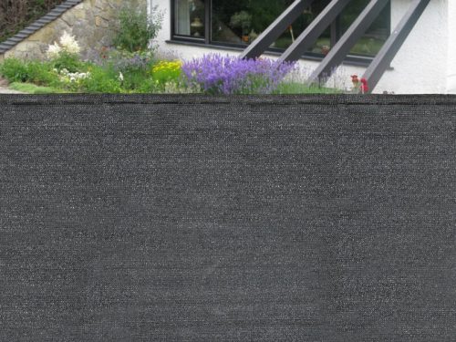 Árnyékoló háló 1mx10m antracit szürke 90%