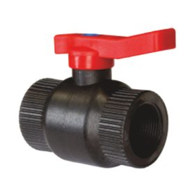 Műanyag golyóscsap fém belsővel 6/4x6/4" BB