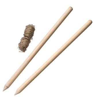 Ültető szett, fából, magasság:30cm átm.18mm-20m