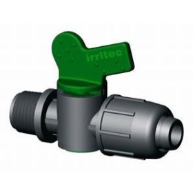 Irritec műanyag csap 16x3/4