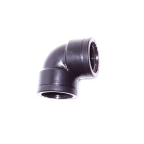 Műanyag menetes könyök BB6/4"