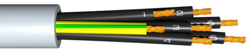 YSLY Vezérlőkábel (24V) 10x0,5 mm 