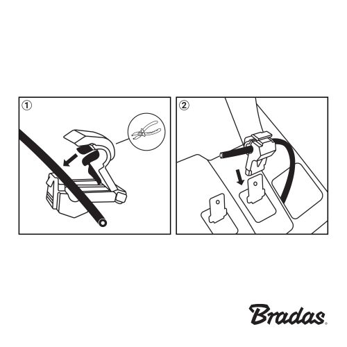 Robotfűnyíró kábelcsatlakozók 2,45mm - 2,7mm Kék