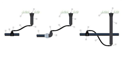 Rain Bird flexibilis fejbekötőcső 30m