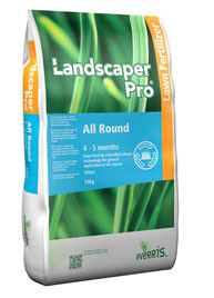 ICL Landscaper Pro All Round, közepes hatástartalmú gyeptrágya 23-5-10+2Mg 15 kg, 4-5 hó 