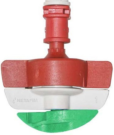 Netafim SpinNet SD mikroszórófej 120/70 Piros-piros-zöld rotor